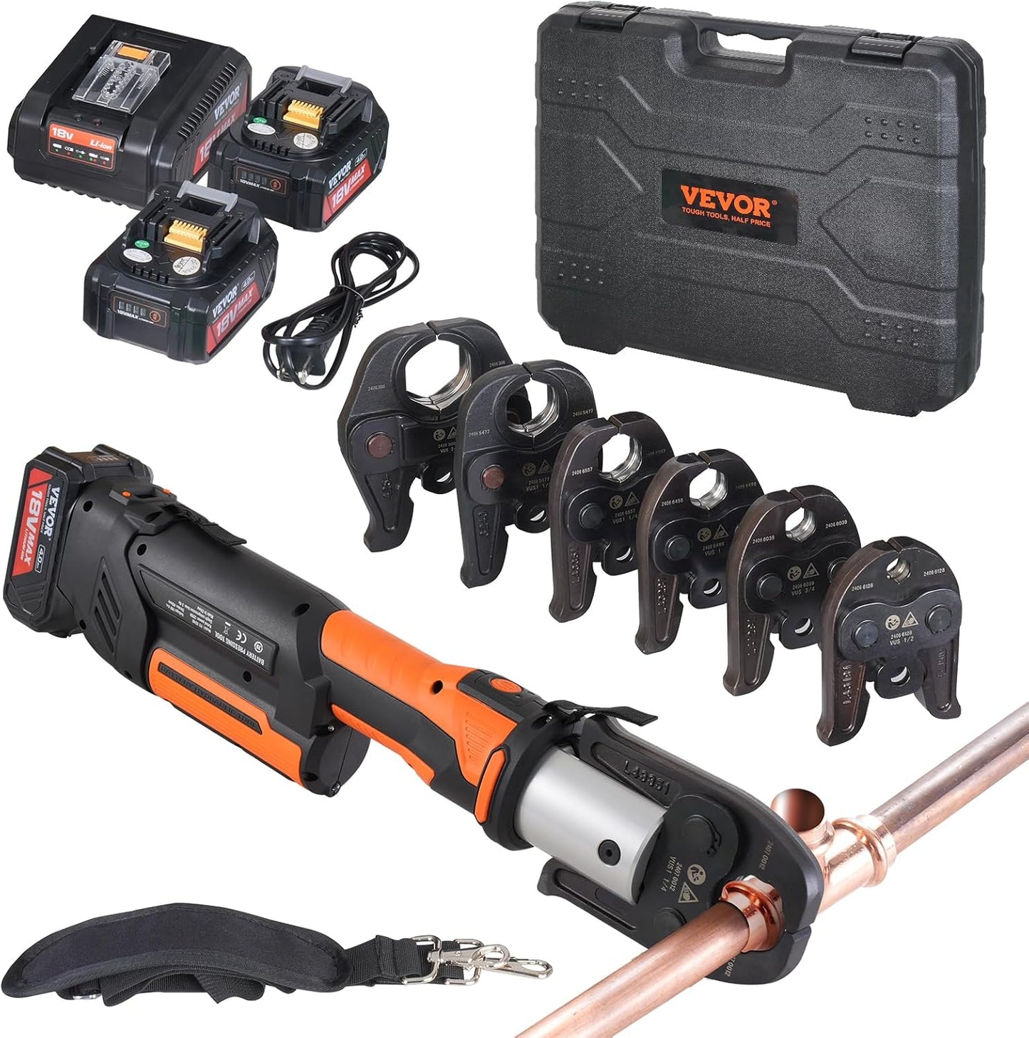 VEVOR 18V Electric Pipe Press Tool