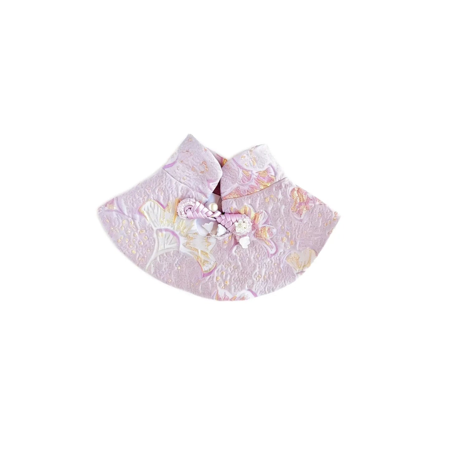 Pink-Purple Jacquard Pets Scarf | Lute Frog Closure
